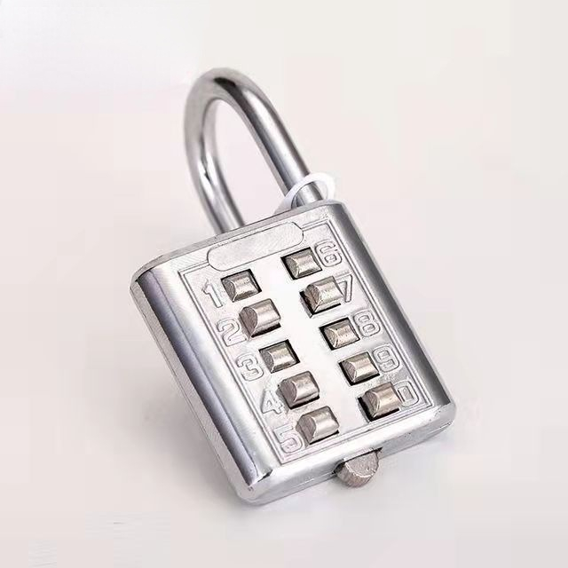 5 Digit Push-Button Number Combination Luggage Travel Code Lock Padlock