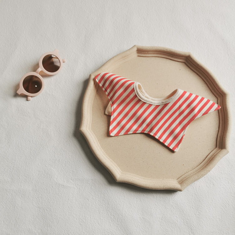 Cotton Waterproof Baby Bibs Newborn Feeding Children Floral Dot Stuff Baby Girl Boy Accessories for Eating Kids Scarf