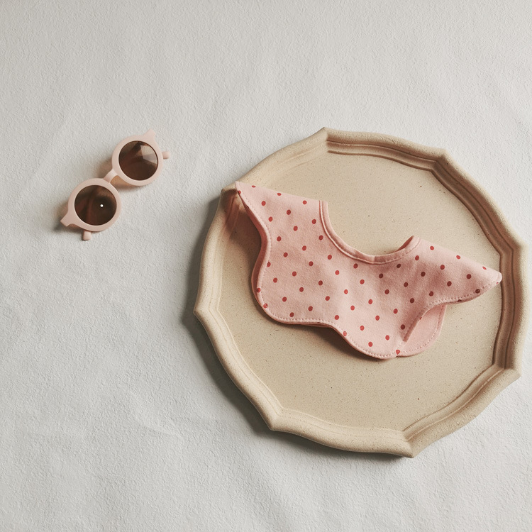 Cotton Waterproof Baby Bibs Newborn Feeding Children Floral Dot Stuff Baby Girl Boy Accessories for Eating Kids Scarf