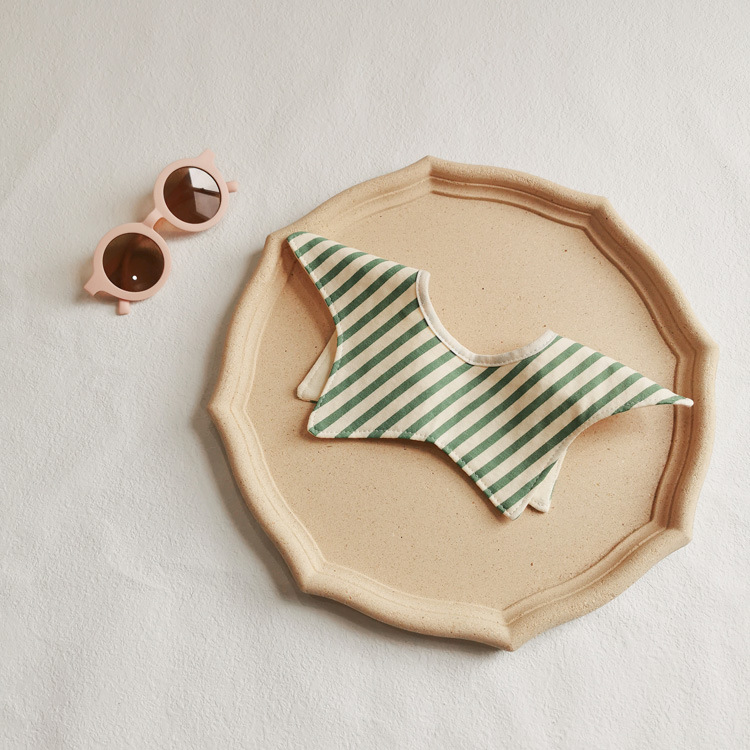 Cotton Waterproof Baby Bibs Newborn Feeding Children Floral Dot Stuff Baby Girl Boy Accessories for Eating Kids Scarf