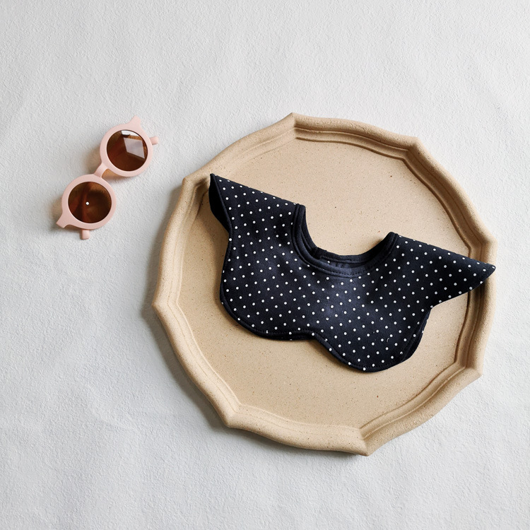 Cotton Waterproof Baby Bibs Newborn Feeding Children Floral Dot Stuff Baby Girl Boy Accessories for Eating Kids Scarf