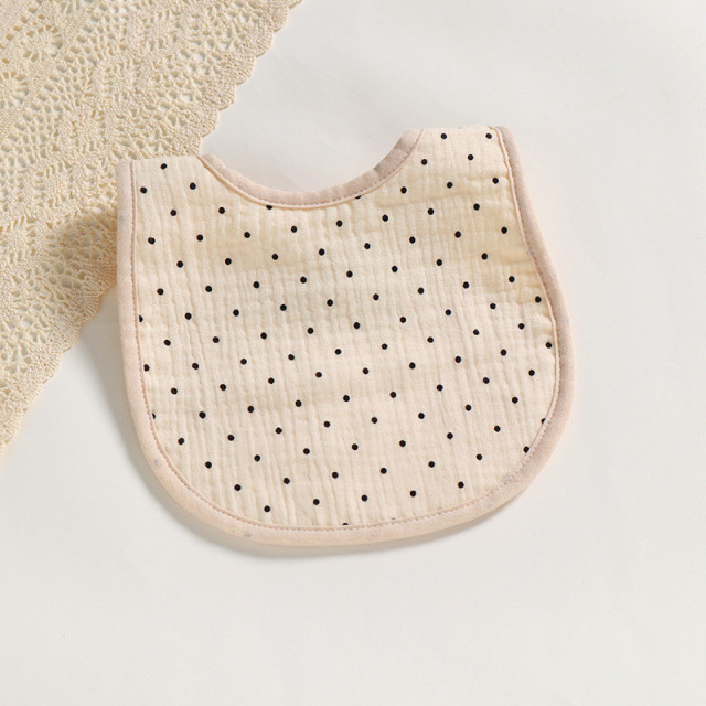 Cotton Gause Baby Bibs Solid Color Infant Bib Newborn Burp Cloths Bandana Scarf for Kids Newborn Boy Girls Feeding Saliva Towel