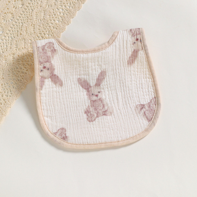 Cotton Gause Baby Bibs Solid Color Infant Bib Newborn Burp Cloths Bandana Scarf for Kids Newborn Boy Girls Feeding Saliva Towel