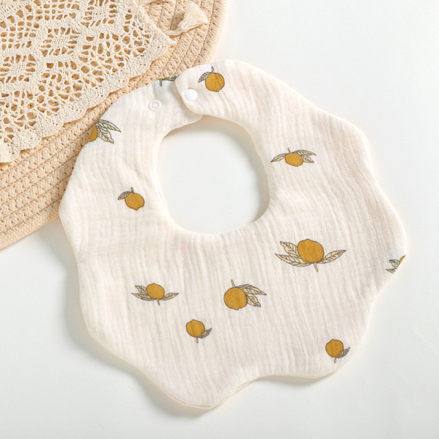 Cotton Gause Baby Bibs Solid Color Infant Bib Newborn Burp Cloths Bandana Scarf for Kids Newborn Boy Girls Feeding Saliva Towel