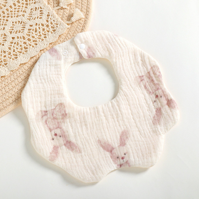 Cotton Gause Baby Bibs Solid Color Infant Bib Newborn Burp Cloths Bandana Scarf for Kids Newborn Boy Girls Feeding Saliva Towel