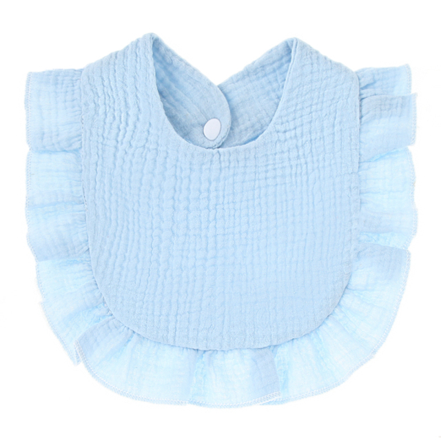 Baby Feeding Drool Bib Infants Lace Saliva Towel Soft Cotton Burp Cloth For Newborn Toddler