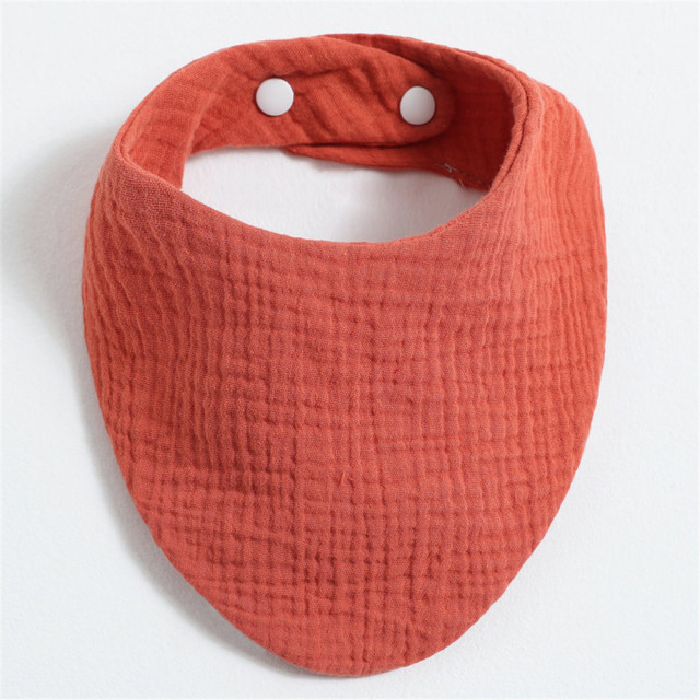 3pcs Baby Bibs Infant Cotton Bib Newborn Solid Color Triangle Scarf Feeding Saliva Towel Bandana Burp Cloth Boys Girls Shower Gift