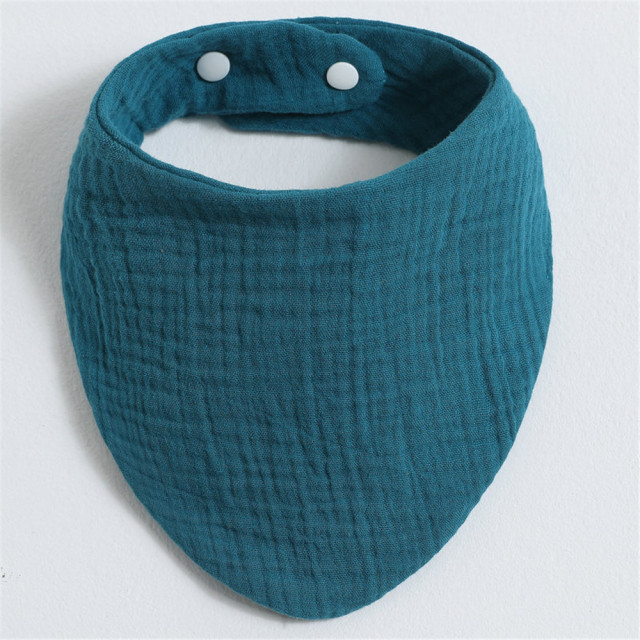 3pcs Baby Bibs Infant Cotton Bib Newborn Solid Color Triangle Scarf Feeding Saliva Towel Bandana Burp Cloth Boys Girls Shower Gift