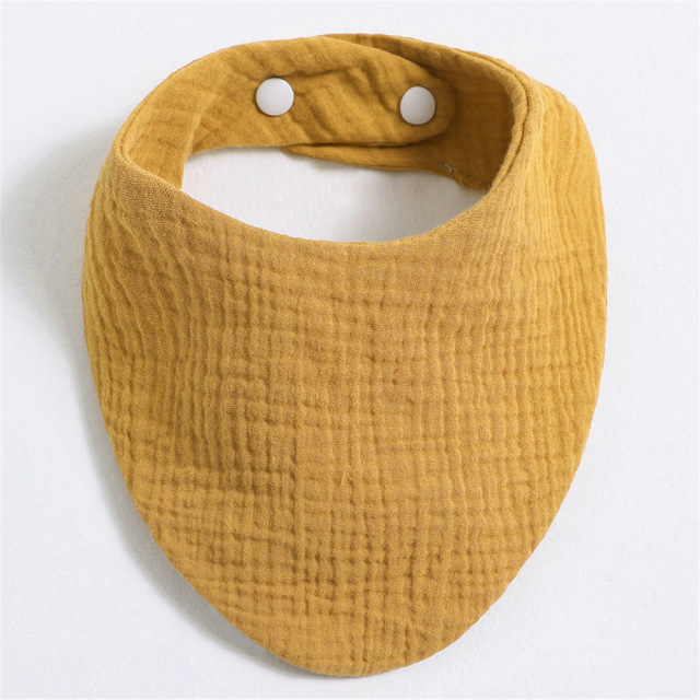 3pcs Baby Bibs Infant Cotton Bib Newborn Solid Color Triangle Scarf Feeding Saliva Towel Bandana Burp Cloth Boys Girls Shower Gift
