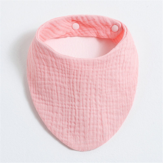 3pcs Baby Bibs Infant Cotton Bib Newborn Solid Color Triangle Scarf Feeding Saliva Towel Bandana Burp Cloth Boys Girls Shower Gift