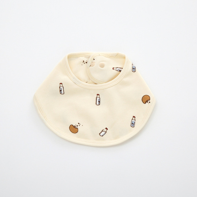 Fashion Newborn Kid Cotton Baby Bibs Cute Sweet Print Baby Feeding Burp Cloths Infant Lovely Bibs Saliva towel New born scarf