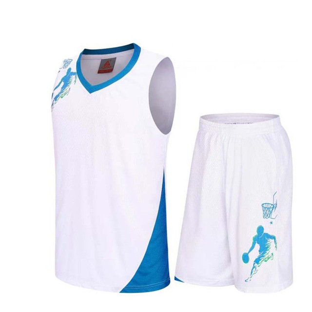 Basketball Jersey Sets Uniforms kits Child Boys Girls Sports clothing Breathable Mens Training basketball jerseys