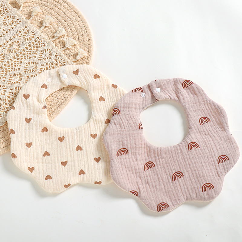 Baby Bibs Cotton Gauze Muslin Baby Kids Bandana Feeding Burp Cloth Soft Newborn Infant Saliva Towel Baby Girl Boy Accessories