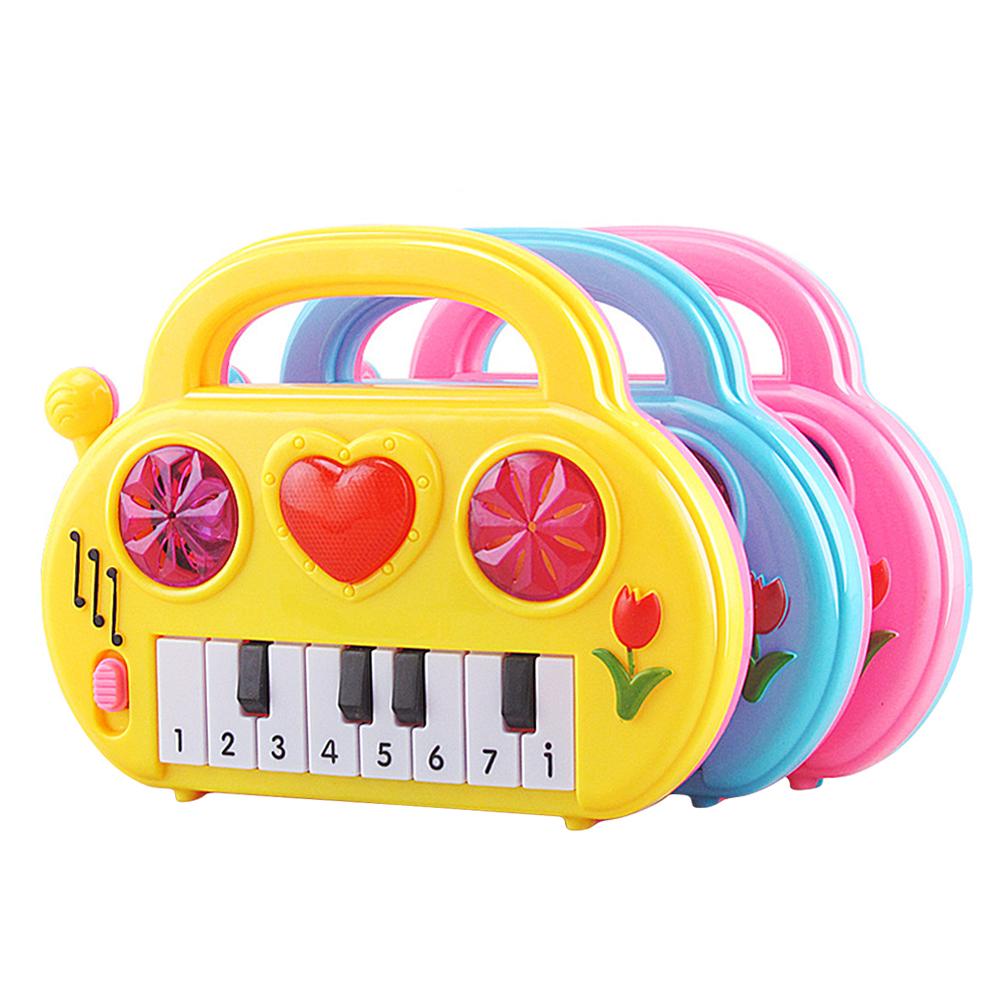 1PC Farm Animal Sound Kids Piano Music Toy Musical Animals Sounding Keyboard Piano Baby Playing Type Musical Instruments