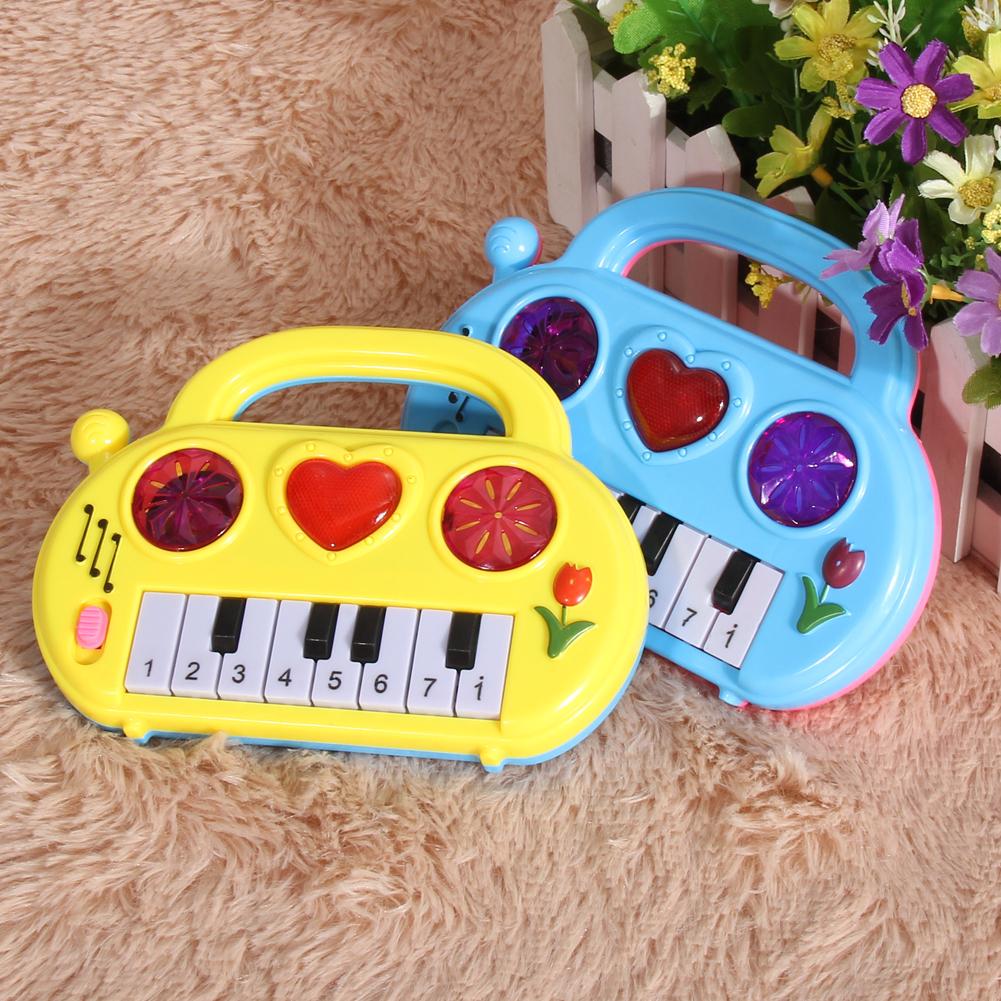 1PC Farm Animal Sound Kids Piano Music Toy Musical Animals Sounding Keyboard Piano Baby Playing Type Musical Instruments