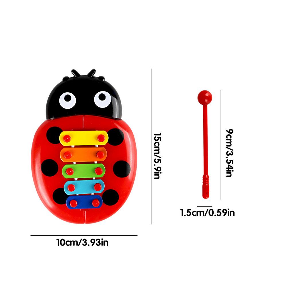 2pcs Animal Shape Infant Wooden Instruments Toys Musical Enlightenment Gift For Toddlers Develop Skills Different