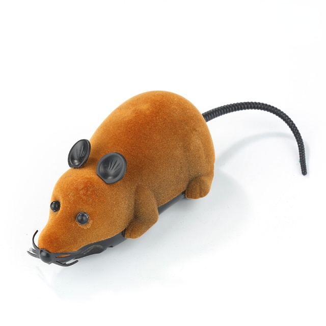 Plush Mouse Mechanical Motion Rat Wireless Remote Electronic Rat Kitten Novelty Funny Pet Supplies Pets Gift Cat Toys Cat Puppyt