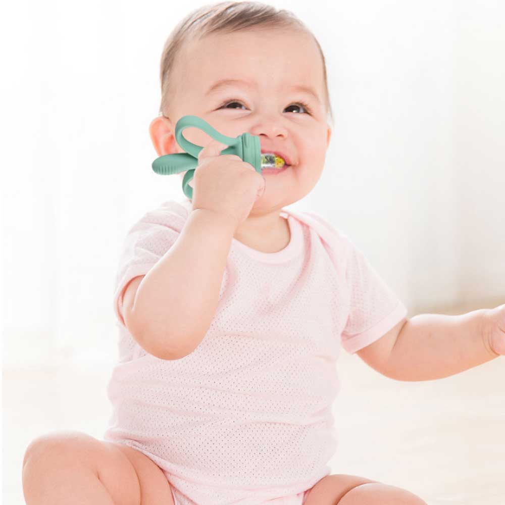 Baby Food Feeder Nibbler Baby Fruit Pacifiers Teat Mesh Feeder Chew Banana Silicone Teethers Baby Soother Feeding Nipple Dummy