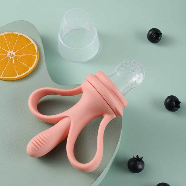 Baby Food Feeder Nibbler Baby Fruit Pacifiers Teat Mesh Feeder Chew Banana Silicone Teethers Baby Soother Feeding Nipple Dummy