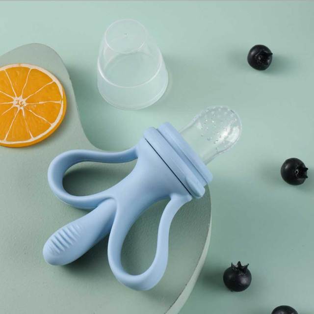 Baby Food Feeder Nibbler Baby Fruit Pacifiers Teat Mesh Feeder Chew Banana Silicone Teethers Baby Soother Feeding Nipple Dummy