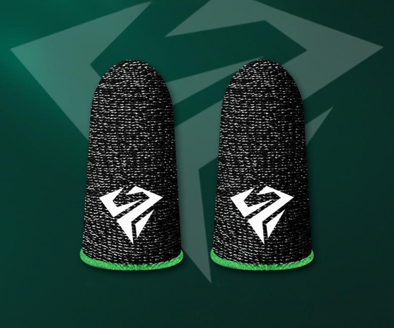 4 Pair Gaming Finger Sleeve Breathable Fingertips Sweatproof Anti-slip Fingertip Cover Thumb Gloves For Mobile Game