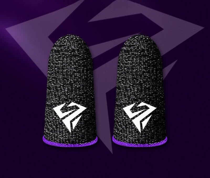 4 Pair Gaming Finger Sleeve Breathable Fingertips Sweatproof Anti-slip Fingertip Cover Thumb Gloves For Mobile Game