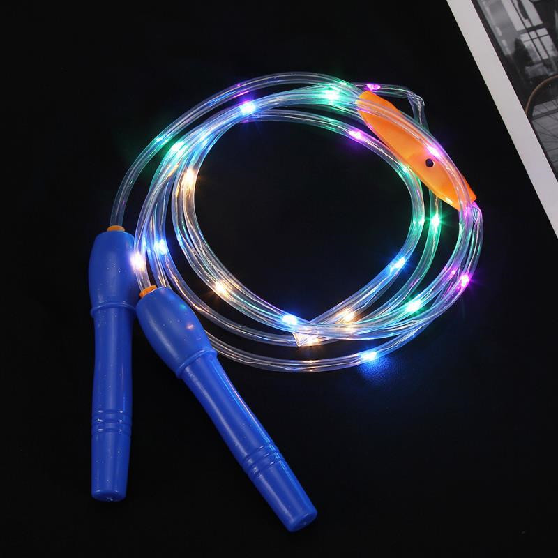 Glowing Skipping Rope Game Kids Outdoor Sport Toys Novelty Luminous Toys Jump Ropes Exercise Light Up Toys for Children