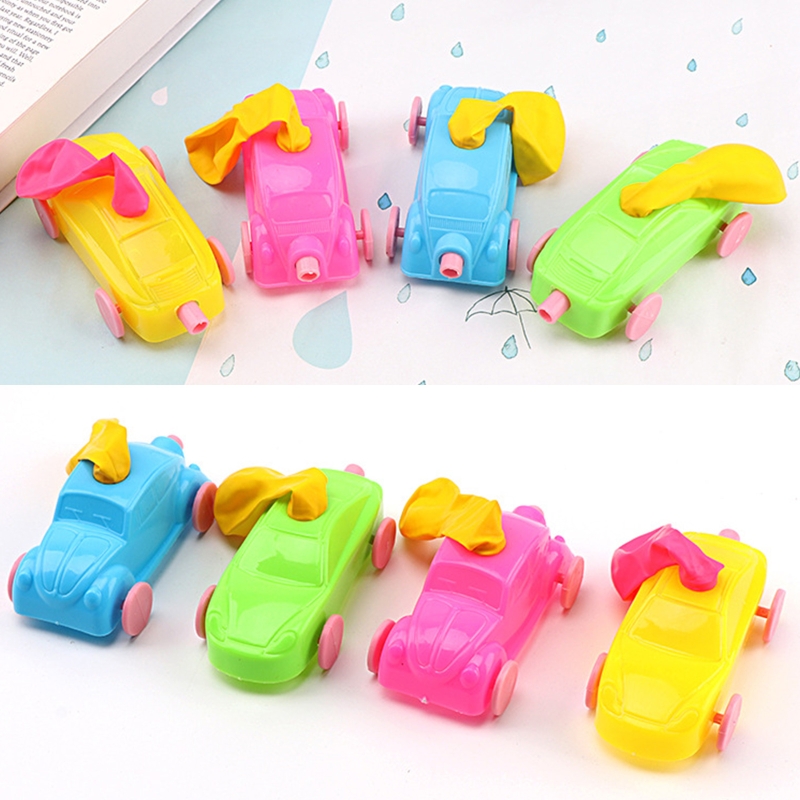 5 Pc Aerodynamic Balloon Car Practical Learning Inertial Toys Balloon Powered Car Develop Thinking Skills Kindergarten