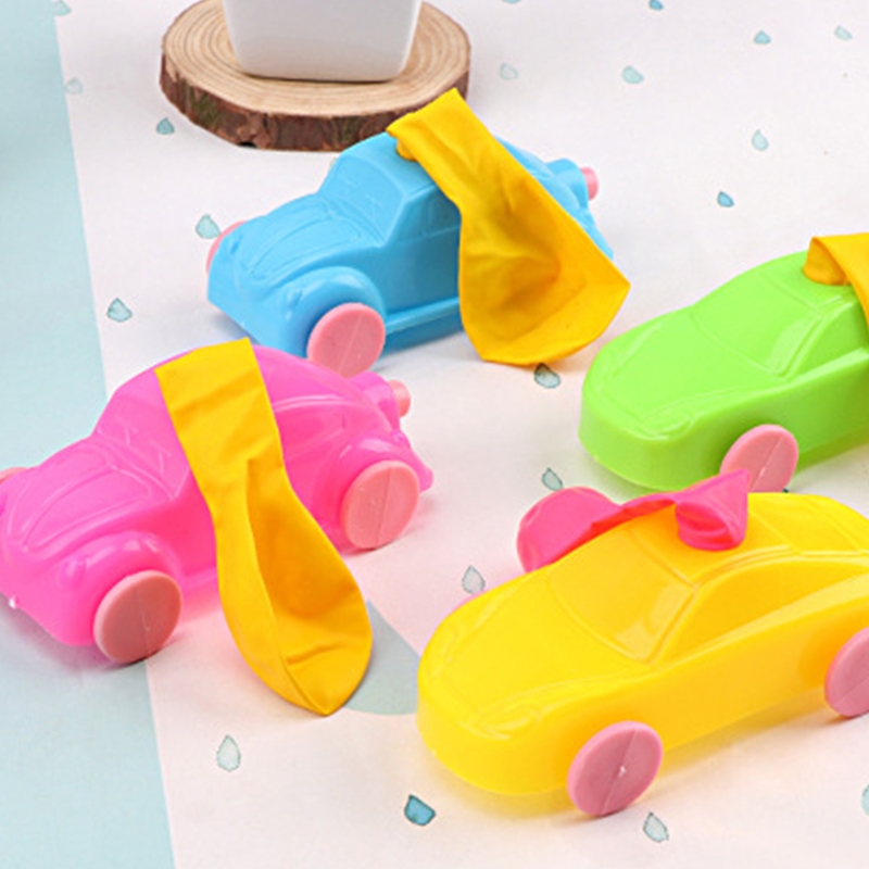 5 Pc Aerodynamic Balloon Car Practical Learning Inertial Toys Balloon Powered Car Develop Thinking Skills Kindergarten