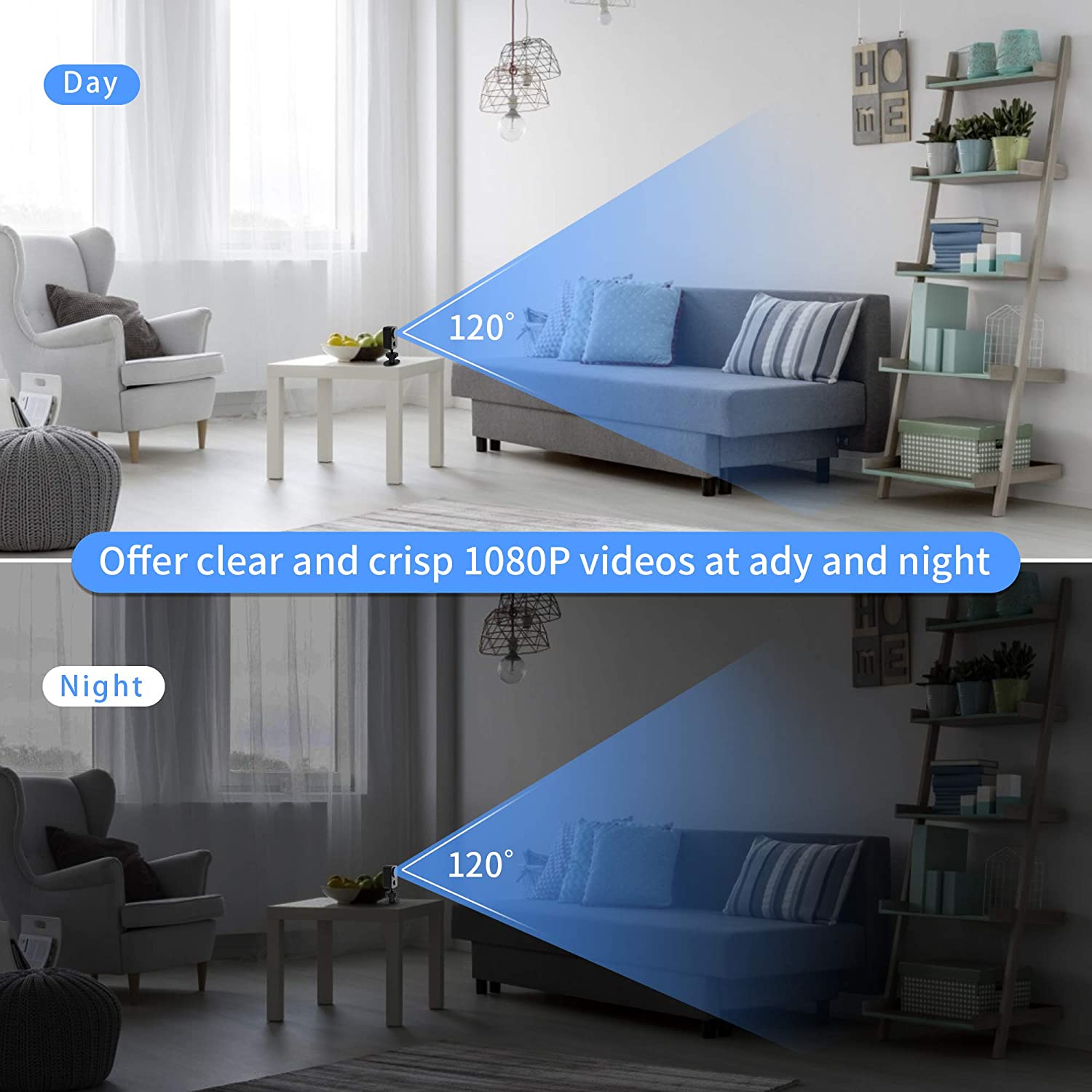 4K Mini Body Camera Wireless Security Pocket Night Vision Motion Activated Small Cam For Cars Standby PIR Video Recorder