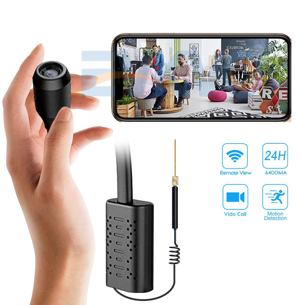 1080P Mini Camera Wifi Portable IP/AP Remote Control USB Surveillance Video Camera Motion Detection Built-in 2000mah Battery