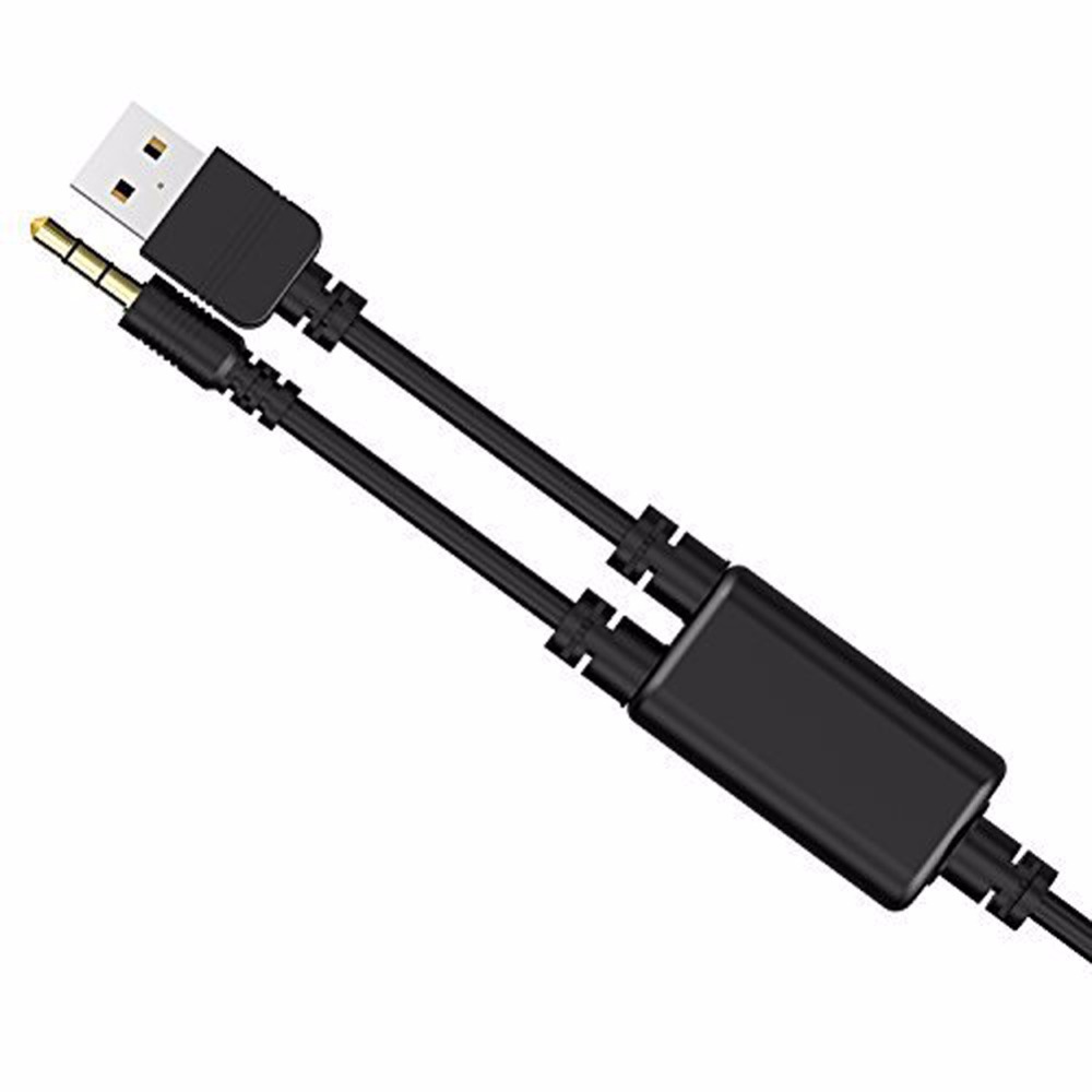 CHELINK Car AUX Adapter Lightning Y Cable USB Charging Cord 3.5MM AUX Connector Fit BMW