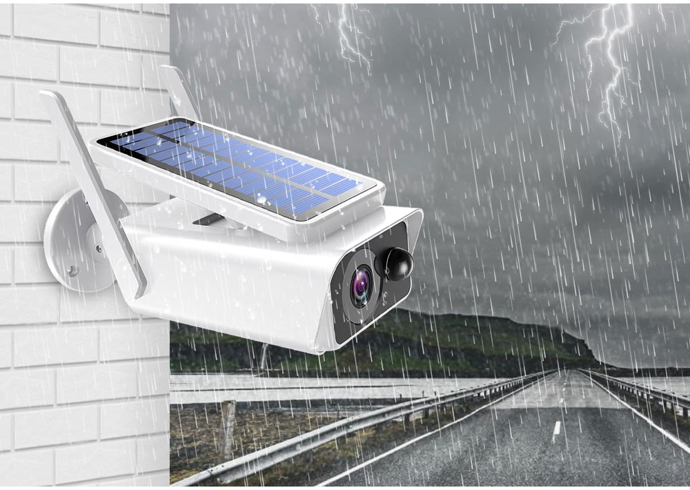 3MP Solar IP Security Camera PIR Motion Sensor Battery Power Camera Two Way Audio Wireless Wifi CCTV Video Surveillance Camera