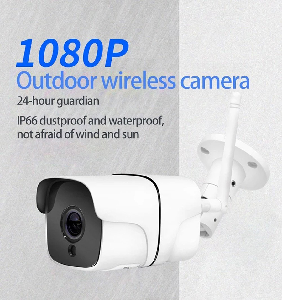 3MP Tuya Outdoor Wifi Camera WIFI Video Surveillance IP Camera IR Night Vision Smart Home Security Camera WIFI Wireless CCTV Cam