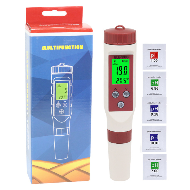 3/4/5/7 in 1 Bluetooth PH Meter TDS/EC/ORP/Salinity/SG/Temp Tool Digital Water Quality Monitor Tester for Aquarium