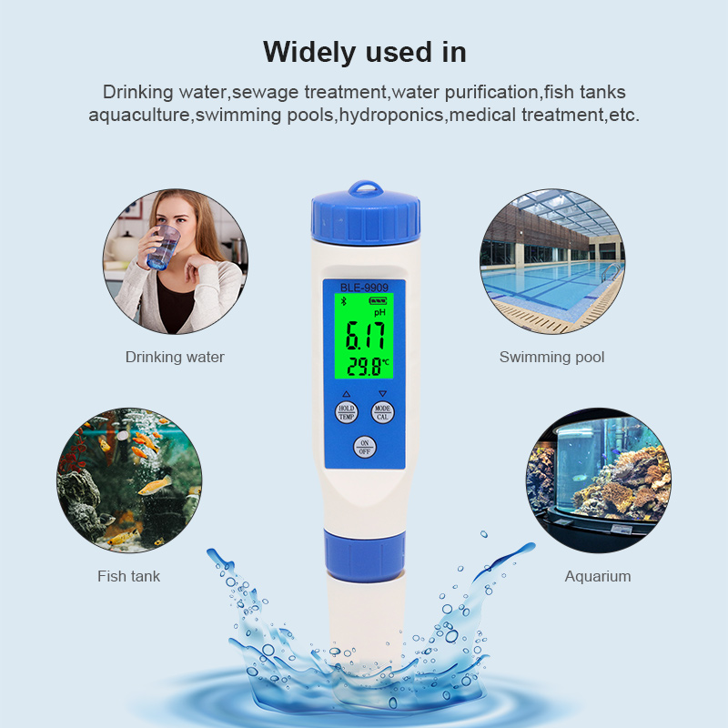 Best Price For In Bluetooth Ph Meter Tds Ec Orp Salinity Sg