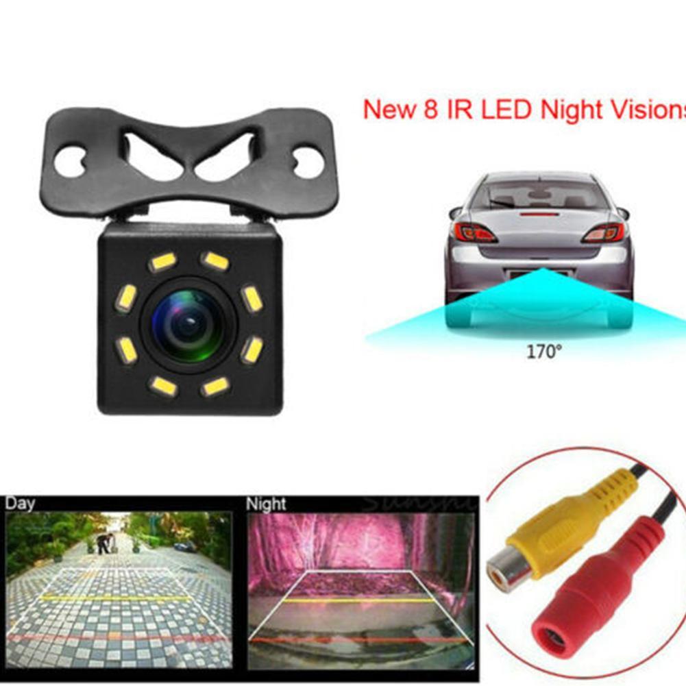 Car Rear View Camera LED Night Vision 170 Wide Angle Backup Parking Reverse HD Video Vehicle 8 LED Reversing Auto Monitor
