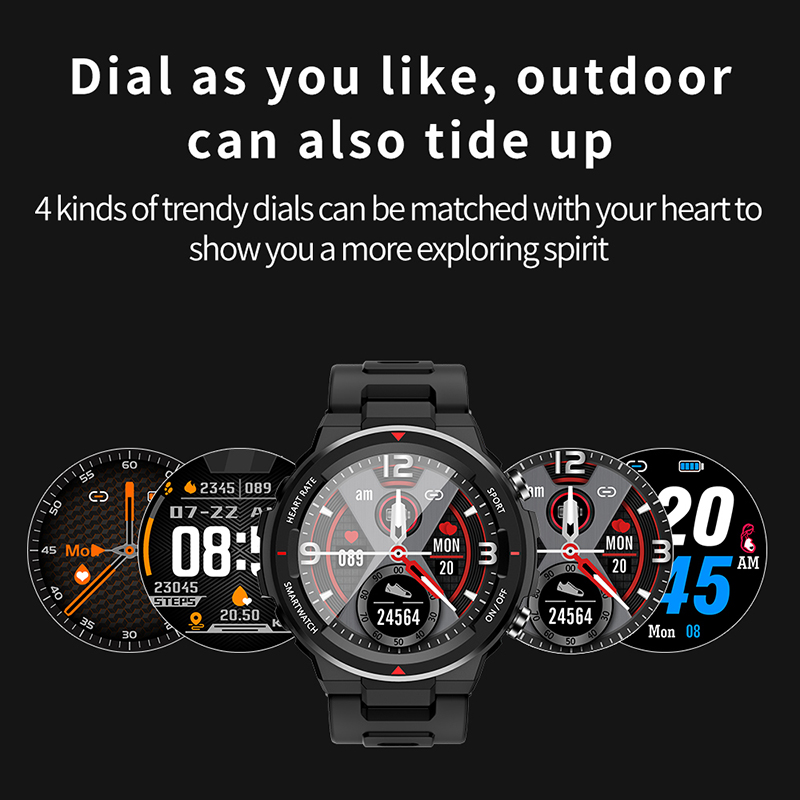 Smart Watch Men Women Full Touch Dynamic Heart Rate Monitor Multi-sports Mode Fitness Tracker Waterproof Smartwatch