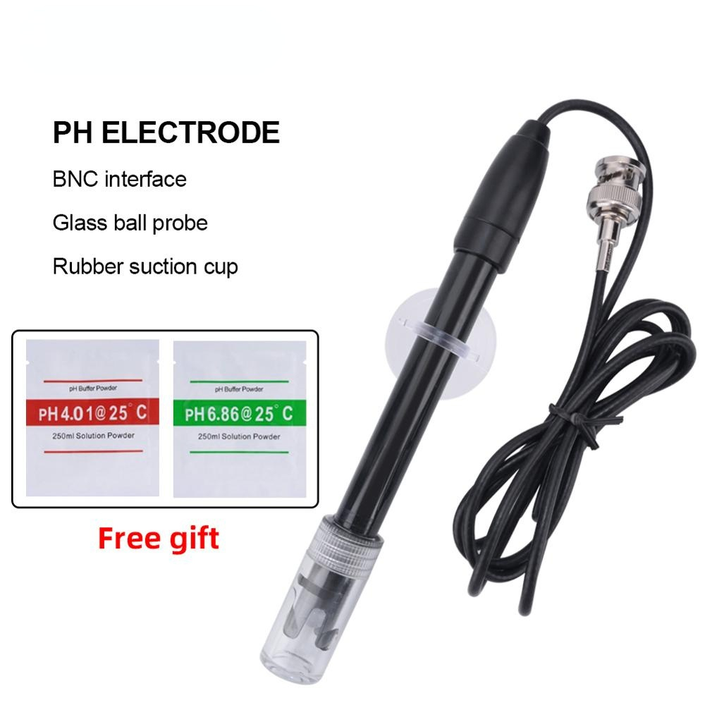 ph Replacement Probe Aquarium Hydroponic Laboratory Electrode ph Meter Potential Test BNC Q9 Connector