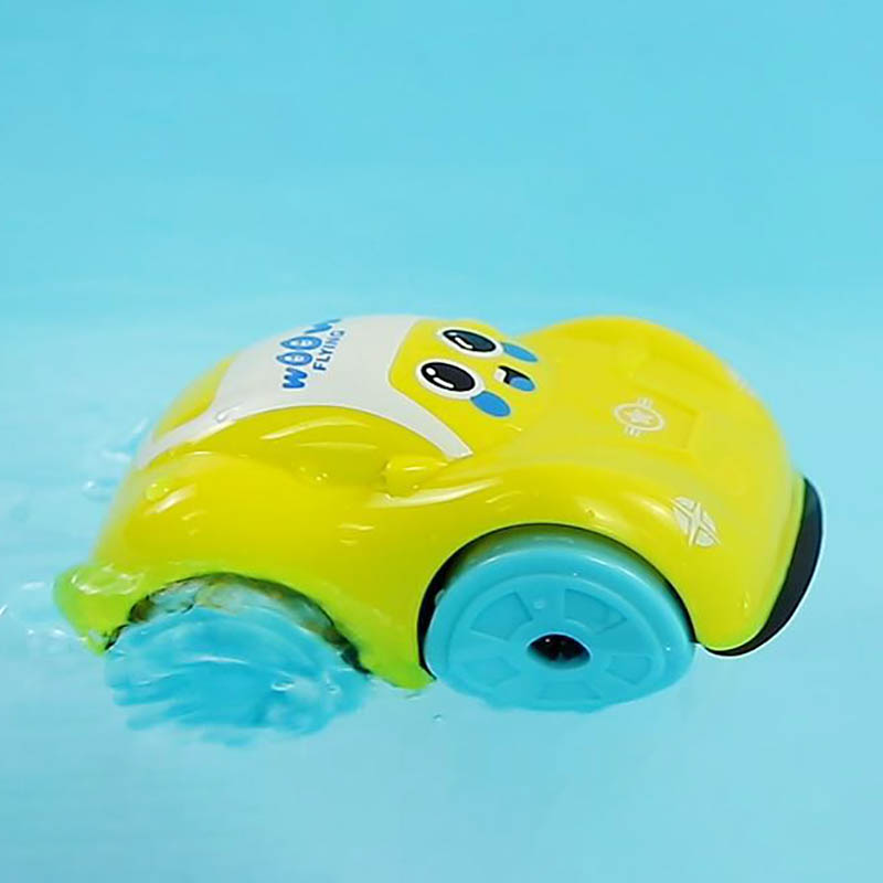 Children Bath Water Playing Toys ABS Clockwork Car Cartoon Vehicle Baby Bath Toy Kids Gift Amphibious Cars Bathroom Floating Toy