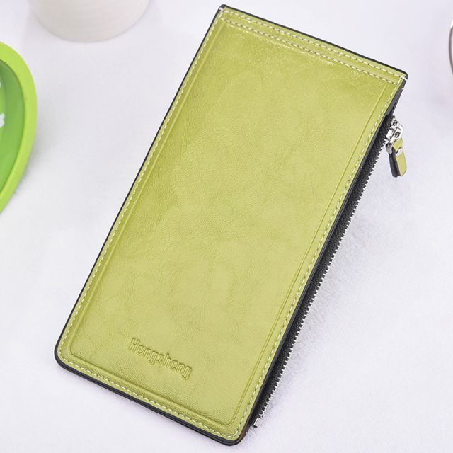 1PC Leather Wallet Women Long Card Holder Ladies Clutch Purse Women Wallets Zipper Money Bag Coin Pocket Money Bag