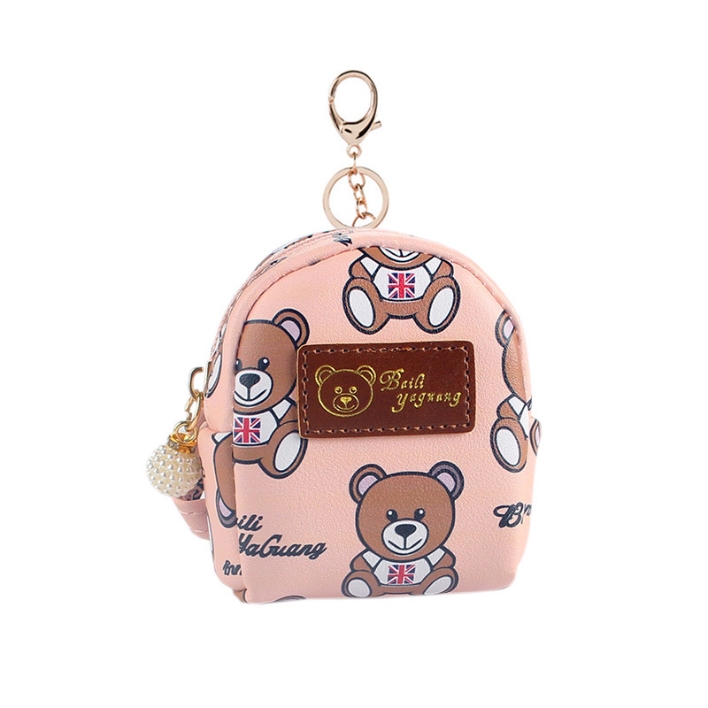 Coin Purse Girl Heart  Cute Bear Small School Bag Key Chain Small Bag Coin Purse Kids Purses Cute Purses