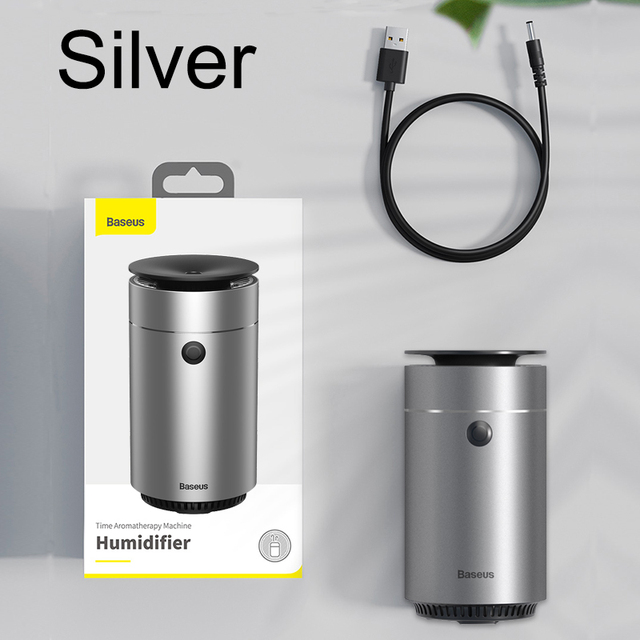 Car Diffuser Humidifier Auto Air Purifier Aromo Air Freshener with LED Light For Car Essential Oil Aromatherapy Diffuser
