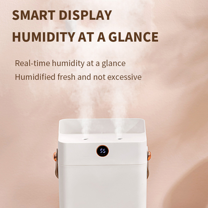 NEW 5L Large-Capacity Air Humidifier Household Aroma Diffuser Dual Nozzle Intelligent Constant Temperature Ultrasonic Humidifier