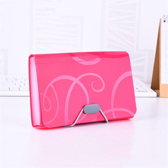 Creative Pvc Candy Colors Organ Bag Multi-layer Folder For Document Folders School Office Stationery Supplies