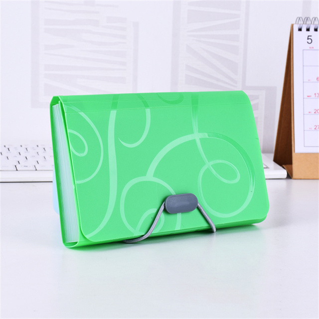 Creative Pvc Candy Colors Organ Bag Multi-layer Folder For Document Folders School Office Stationery Supplies