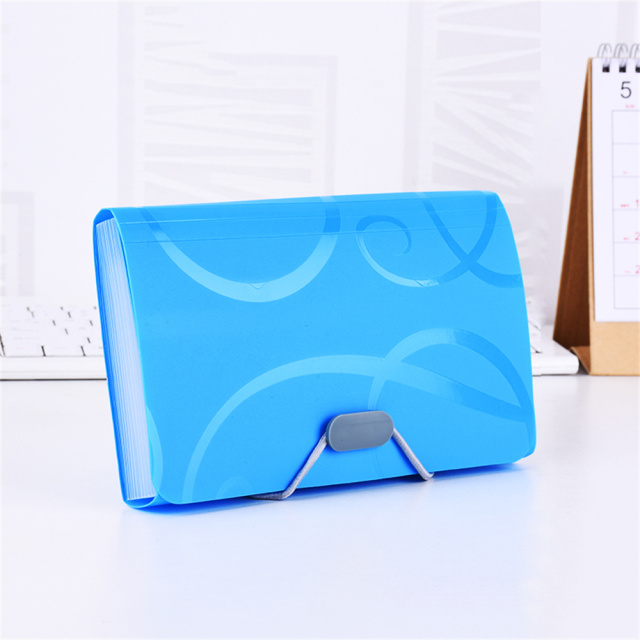 Creative Pvc Candy Colors Organ Bag Multi-layer Folder For Document Folders School Office Stationery Supplies