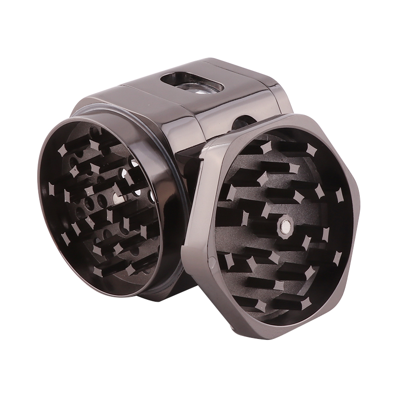 60mm Zinc Alloy Tobacco Grinder Metal 4layers Mill Muller Grinder Herb Shisha Tobacco Crusher Kitchen