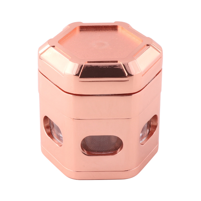 60mm Zinc Alloy Tobacco Grinder Metal 4layers Mill Muller Grinder Herb Shisha Tobacco Crusher Kitchen