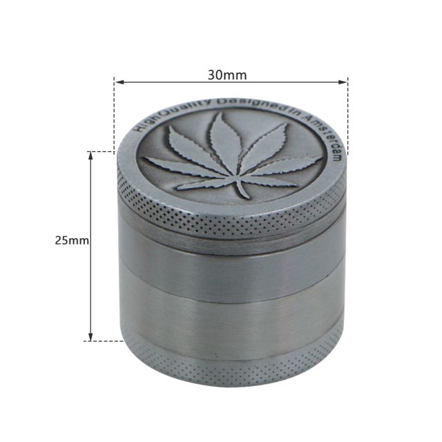 3/4-layer Herb Tobacco Weed Grinder Smoking Accessories Manual Hand Grass Spice Herb Grinder Miller Crusher Machine Kitchen